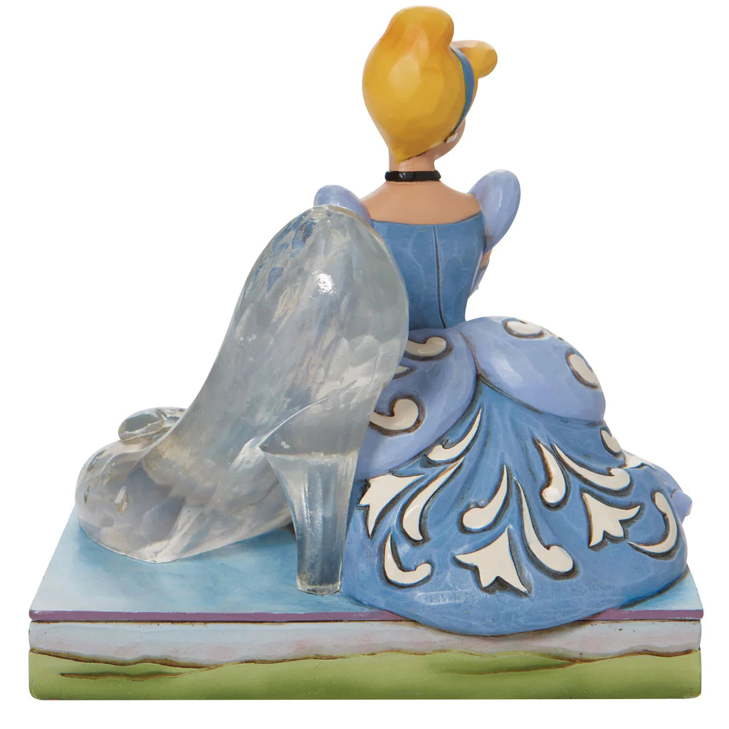Cinderella and Glass Slipper "A Magical Midnight" Jim Shore Disney Traditions Statue