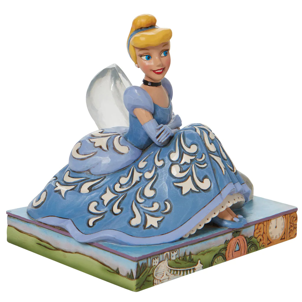 Cinderella and Glass Slipper "A Magical Midnight" Jim Shore Disney Traditions Statue