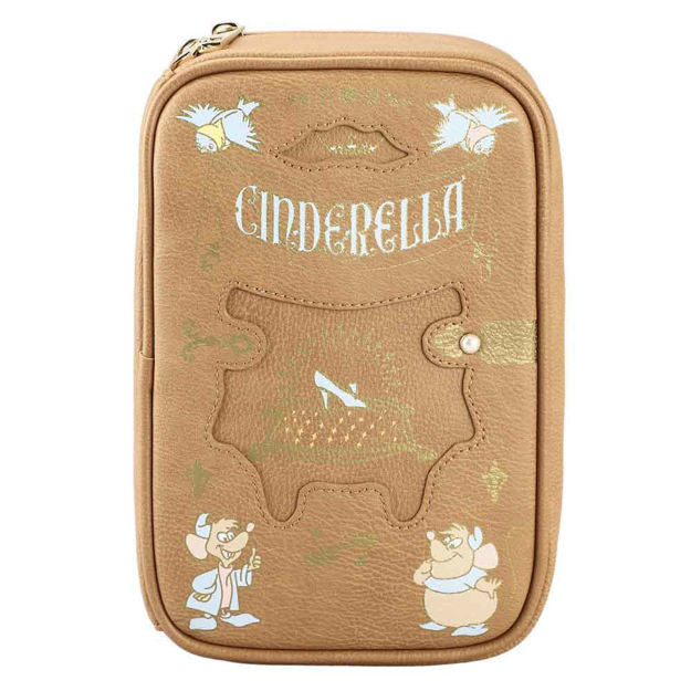 Load image into Gallery viewer, Cinderella Storybook Inspired Disney Cosmetic Travel Pouch
