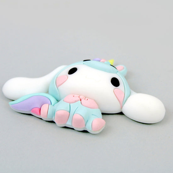 Load image into Gallery viewer, Cinnamoroll (Hello Kitty and Friends) Sanrio Unicorn 3D Foam Magnet
