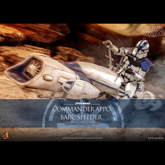 Commander Appo with BARC Speeder (Star Wars: The Clone Wars) 1:6 Figure by Hot Toys