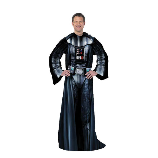 Darth Vader Costume (Star Wars) Wearable Blanket With Sleeves