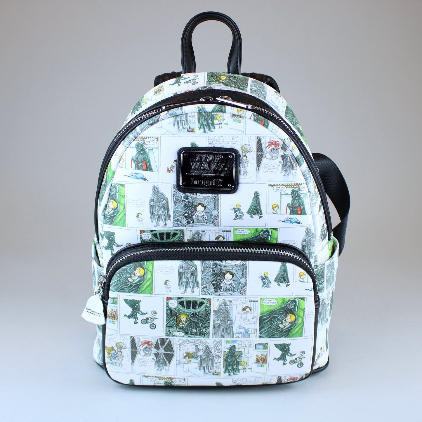Load image into Gallery viewer, Darth Vader &amp;quot;I Am Your Fathers Day!&amp;quot; Comic Strip (Star Wars) Mini Backpack by Loungefly
