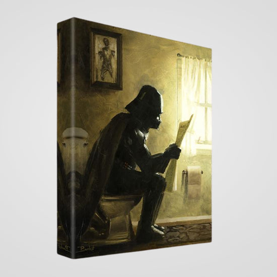Darth Vader "Taking a Sith" Star Wars Bathroom Parody Art Print
