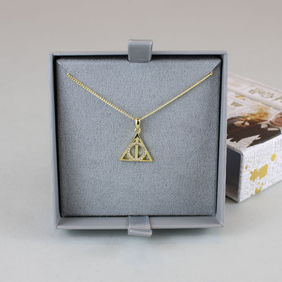 Harry Potter Necklace Deathly Hallows | Harry Potter Jewelry Necklace -  Pendant - Aliexpress