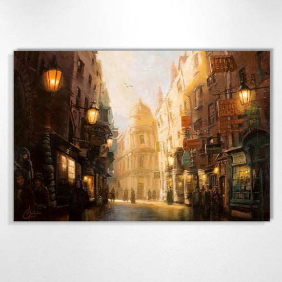 Diagon Alley (Harry Potter) Premium Art Print