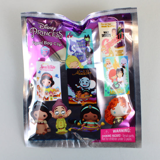 Disney Princess Figural Bag Clip Blind Bag 3D Keychain for Women