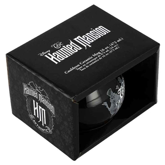 Load image into Gallery viewer, The Haunted Mansion &amp;quot;Three Thumbs Up&amp;quot; 16oz Ceramic Cauldron Mug
