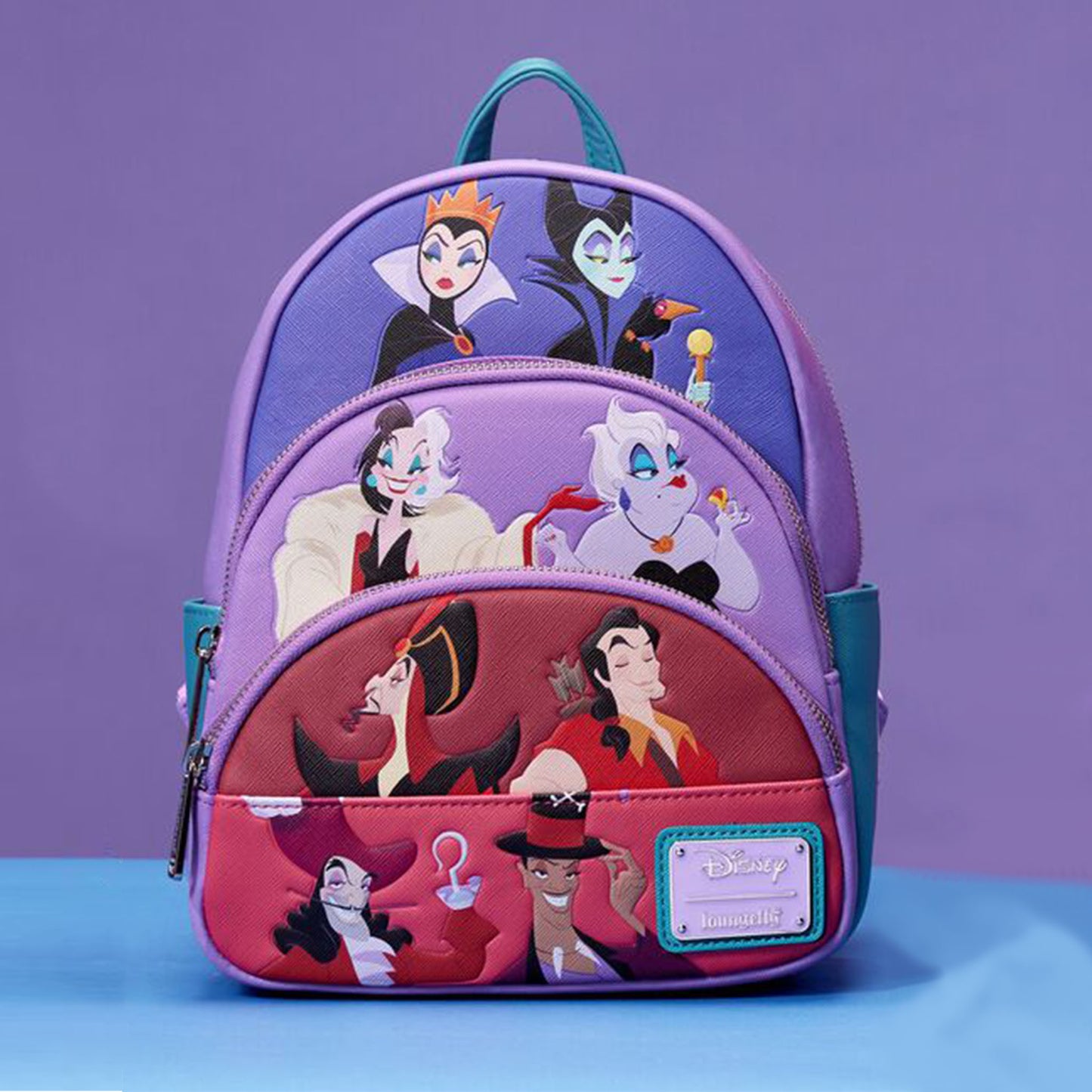Disney Villains Color Block Triple Pocket Mini Backpack by Loungefly –  Collector's Outpost