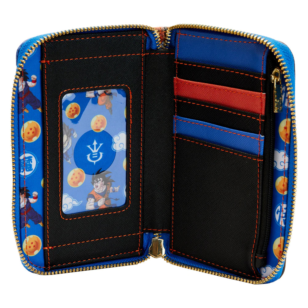 Load image into Gallery viewer, Dragon Ball Z Trio Zip Around Wallet by Loungefly
