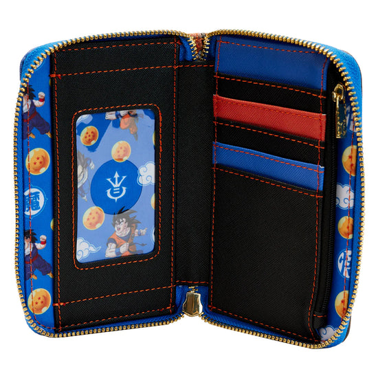 Dragon Ball Z Trio Zip Around Wallet by Loungefly