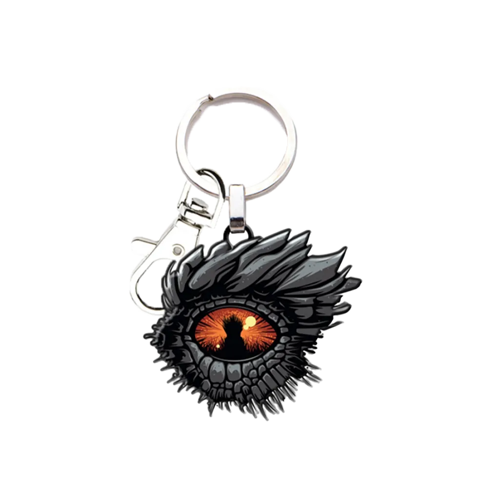 Dragon Eye with Iron Throne (House of the Dragon) Game of Thrones Keychain