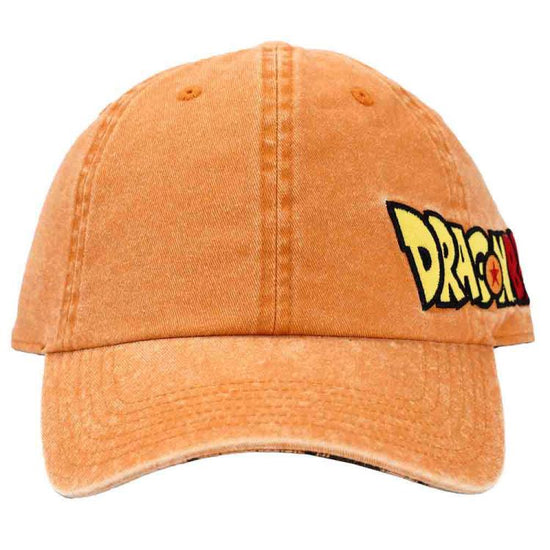 Load image into Gallery viewer, Dragon Ball Z Side Logo Orange Pigment Dye Hat
