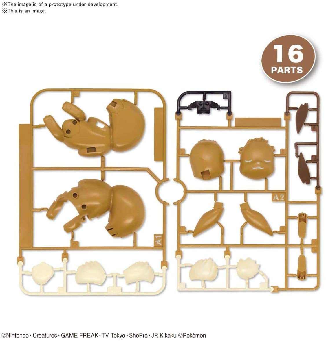 Load image into Gallery viewer, Eevee Sleeping Pokemon Model Kit
