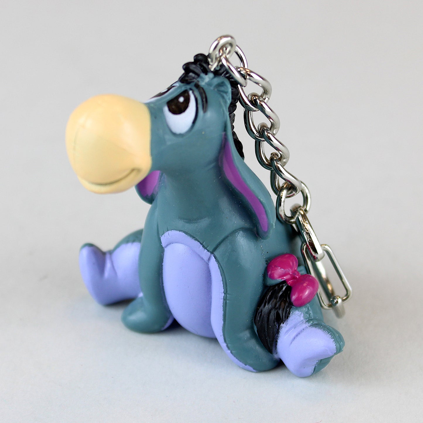 Eeyore (Winnie the Pooh) Disney 3D Sculpted Mini Figure Clip Keychain