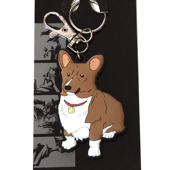 Load image into Gallery viewer, Ein Dog (Cowboy Bebop) PVC Keychain
