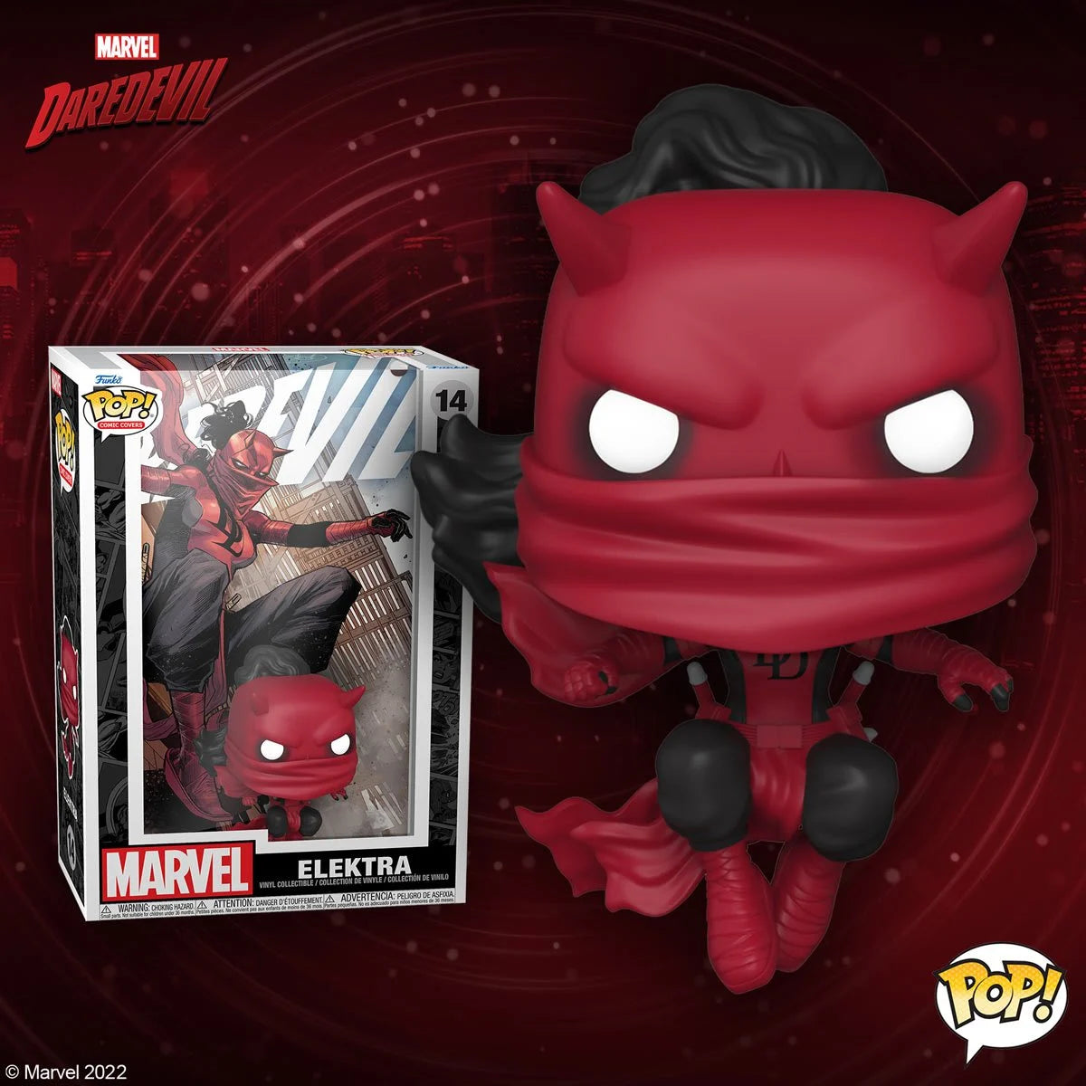 Elektra as Daredevil (Marvel) Comic Cover Funko Pop!