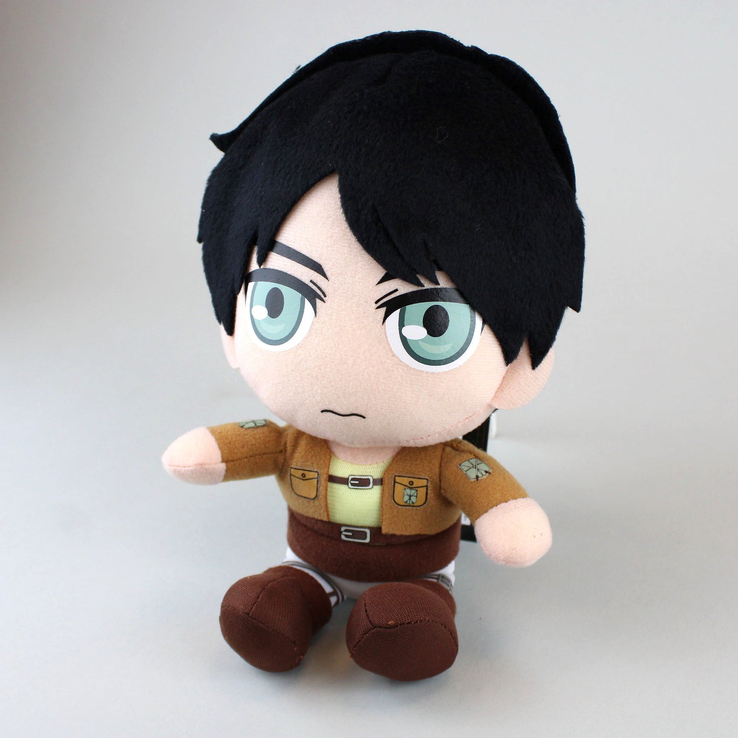 Load image into Gallery viewer, Eren Yeager (Attack on Titan) Sitting Plush
