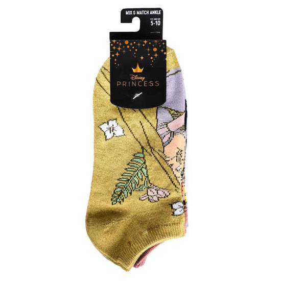 Load image into Gallery viewer, Floral Princesses (Disney) Character Ankle Socks Set
