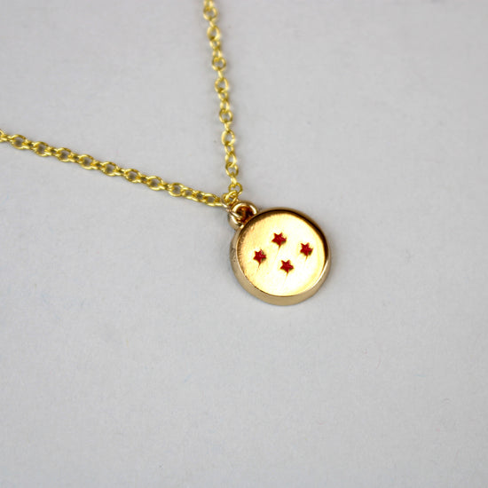 Load image into Gallery viewer, Four Star Dragon Ball (Dragon Ball Z) Necklace
