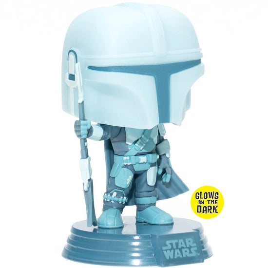 The Mandalorian (Hologram) Star Wars EE Exclusive Glow In The Dark Funko Pop!