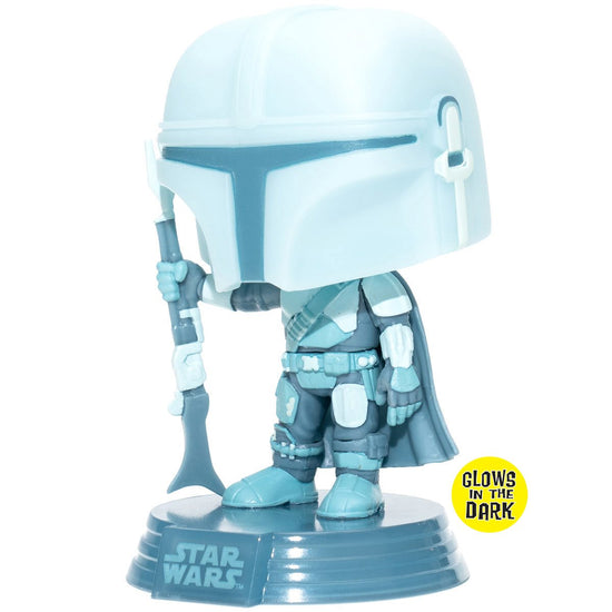 The Mandalorian (Hologram) Star Wars EE Exclusive Glow In The Dark Funko Pop!