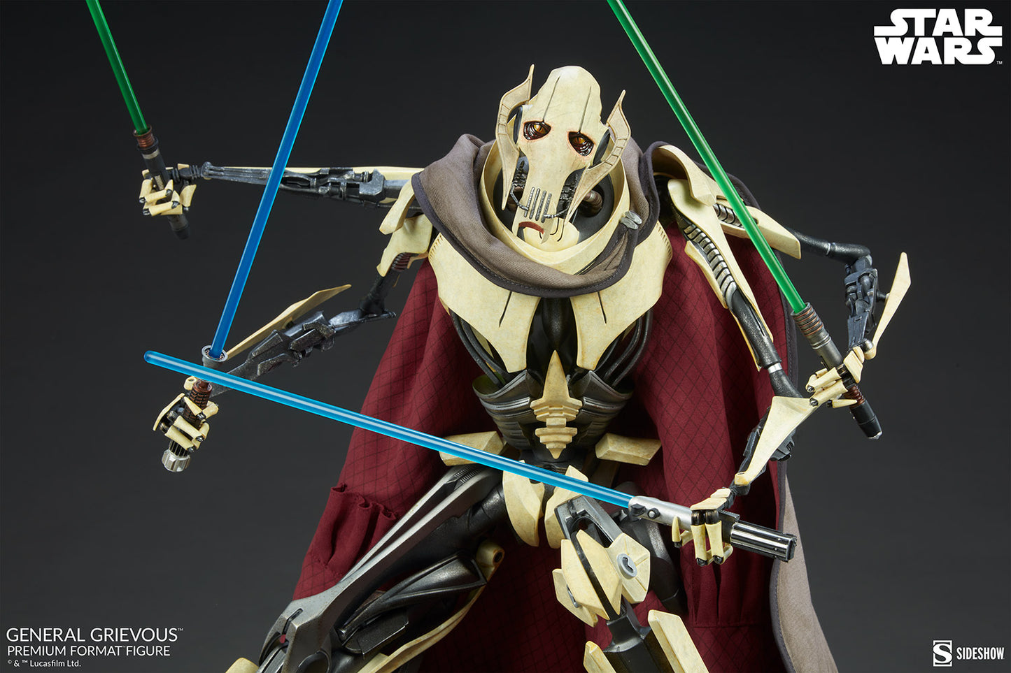 Load image into Gallery viewer, General Grievous (Star Wars: The Clone Wars) Premium Format Statue by Sideshow

