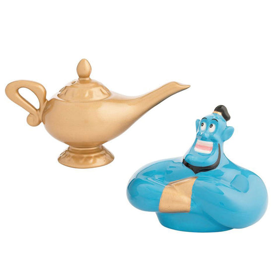Genie and Lamp (Aladdin) Disney Ceramic Salt & Pepper Shaker Set