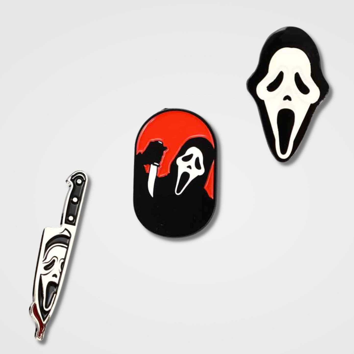 GhostFace (Scream) Enamel Pin Set