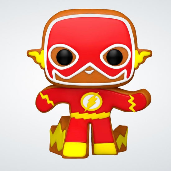 Load image into Gallery viewer, Gingerbread The Flash (DC Comics) Holiday Funko Pop!
