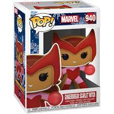 Load image into Gallery viewer, Gingerbread Scarlet Witch Marvel Holiday Funko Pop!
