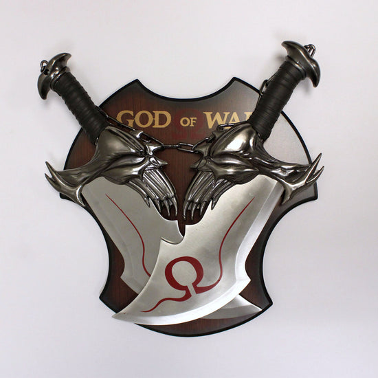 God of War Blades of Chaos Metal Replica Set