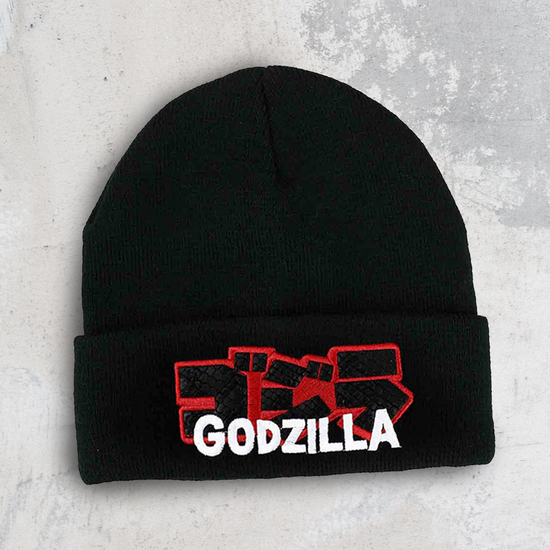 Godzilla Gojira Kanji Beanie Hat