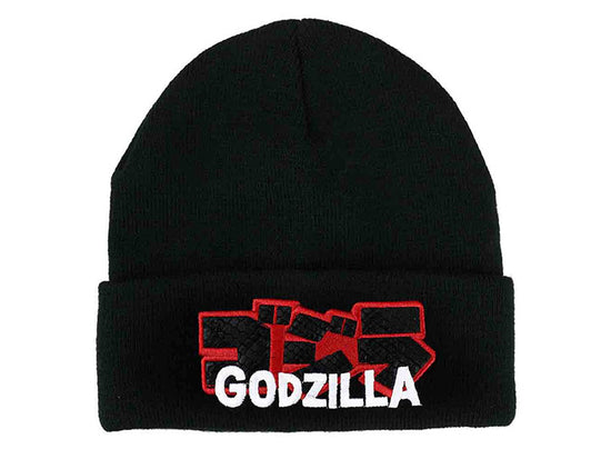Godzilla Gojira Kanji Beanie Hat