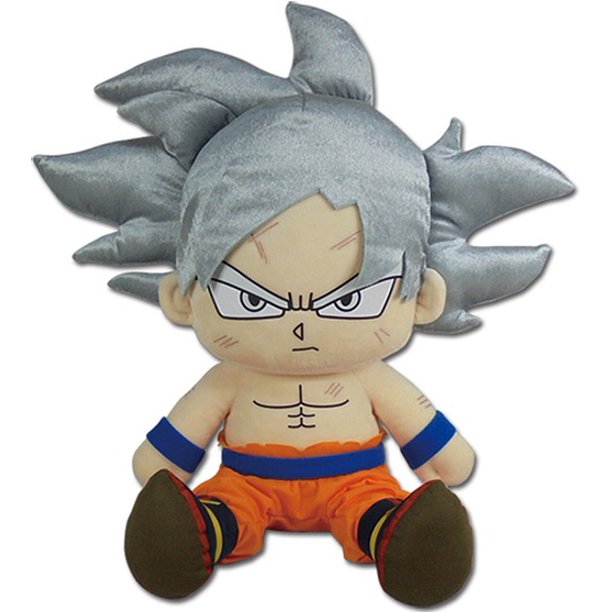 Load image into Gallery viewer, Ultra Instinct Son Goku (Dragon Ball) 14&amp;quot; Extra-Large Sitting Plush
