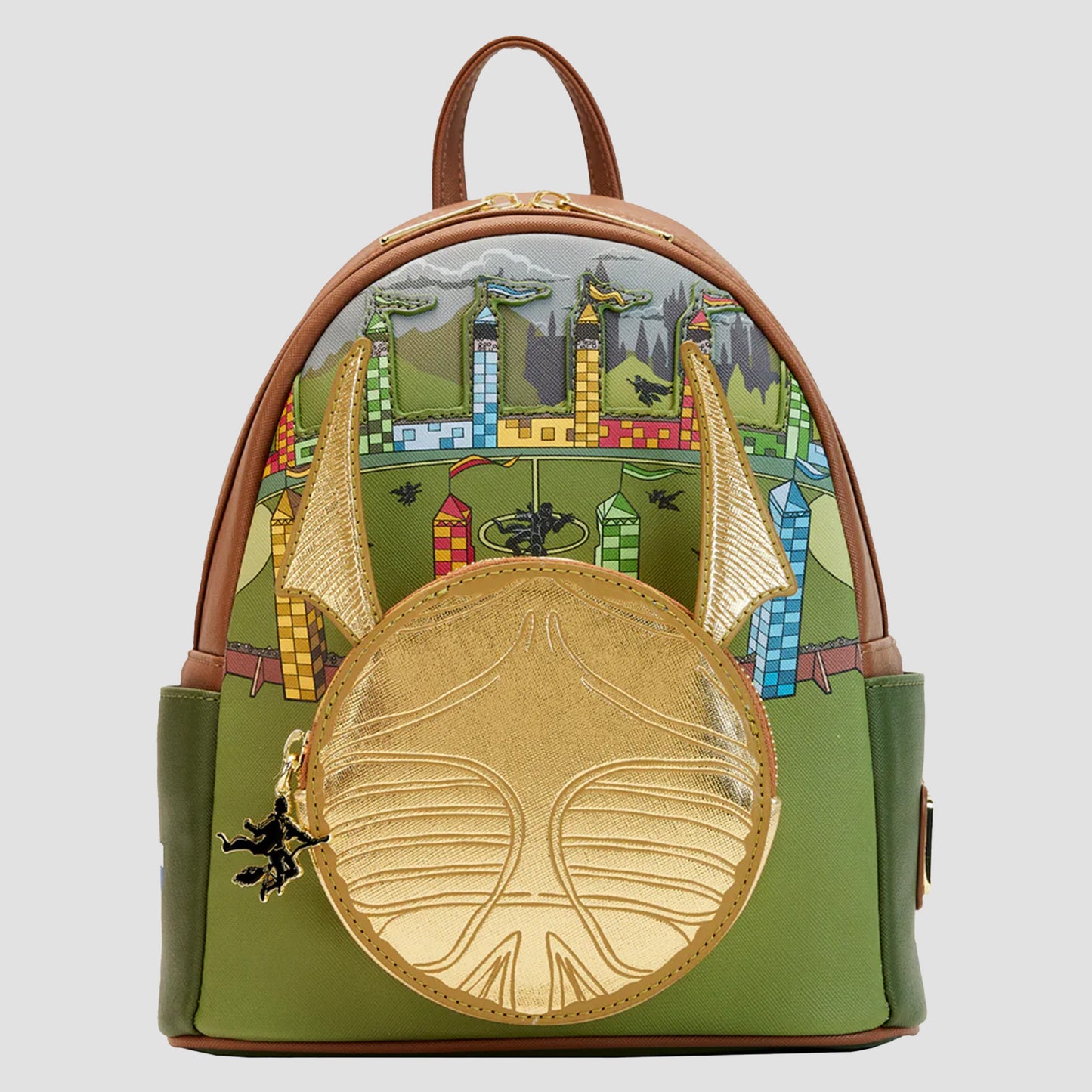 Golden Snitch (Harry Potter) Quidditch Pitch Mini Backpack by Loungefly