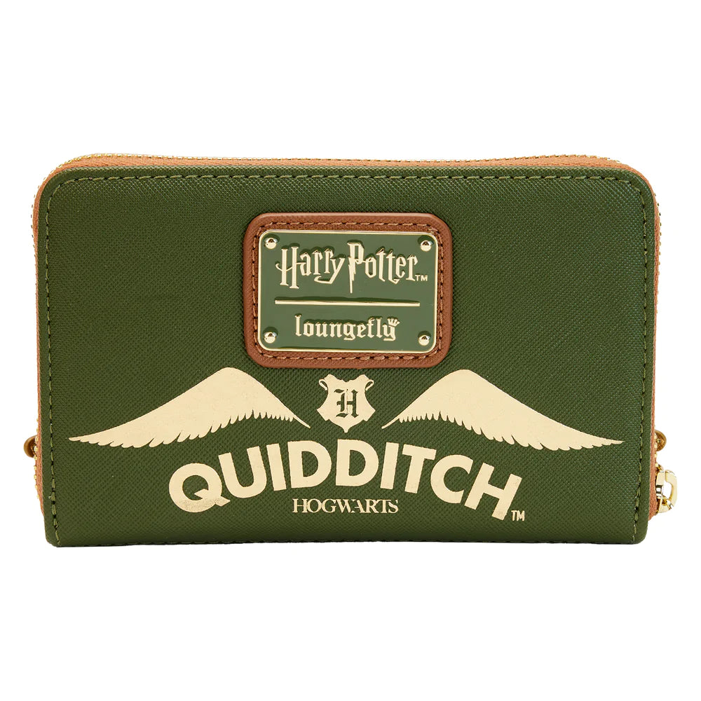 Golden Snitch (Harry Potter) Quidditch Pitch Zip Around Wallet by Loungefly