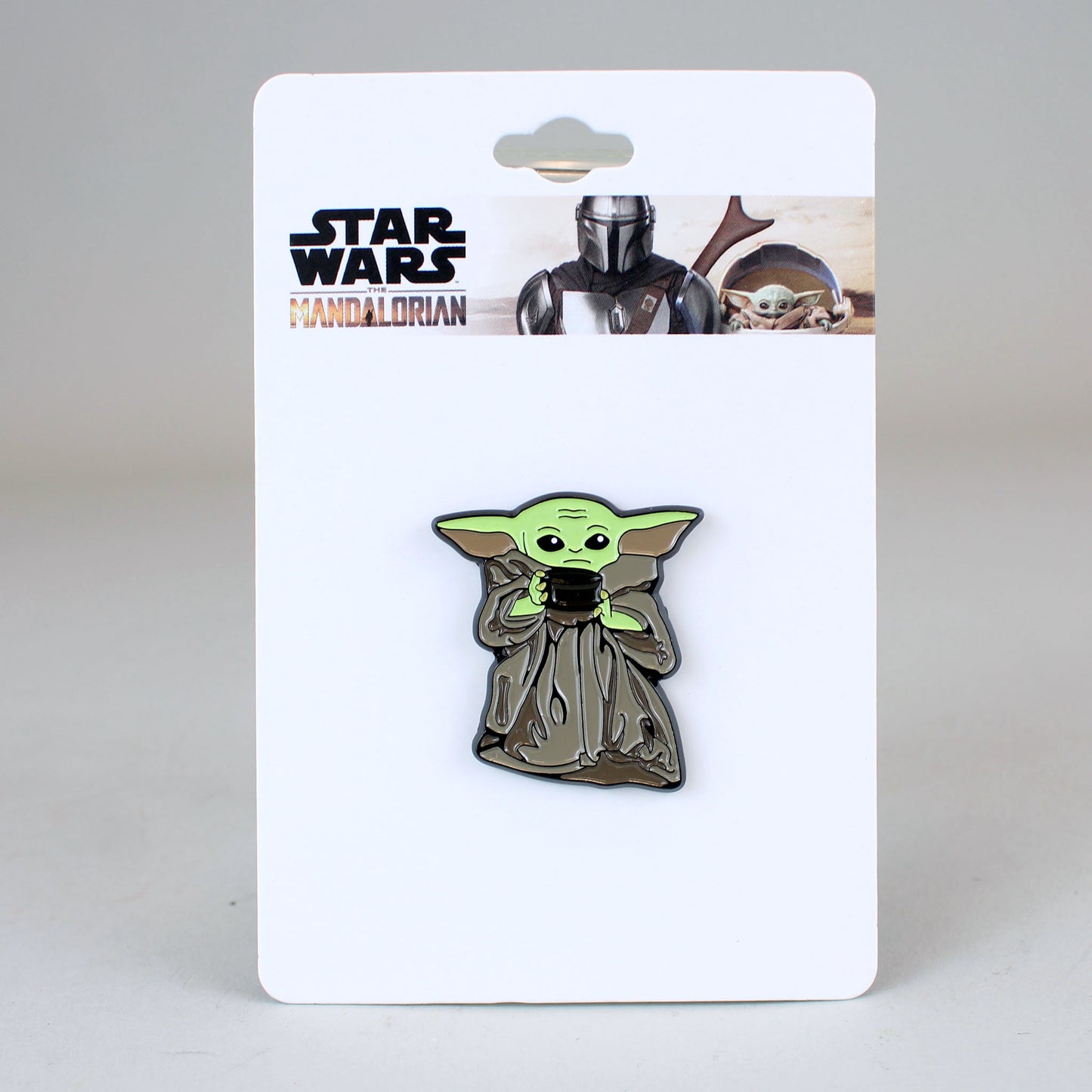 Grogu with Cup of Soup - Star Wars: The Mandalorian Enamel Pin