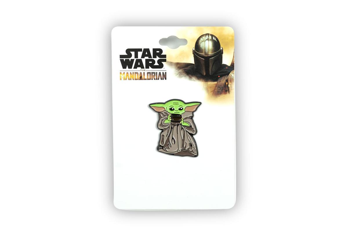 Grogu with Cup of Soup - Star Wars: The Mandalorian Enamel Pin