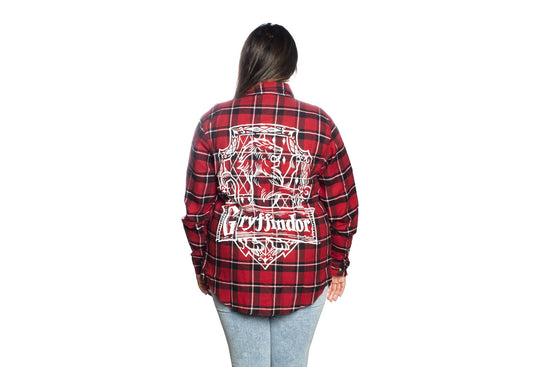 Gryffindor Harry Potter Flannel Shirt by Cakeworthy