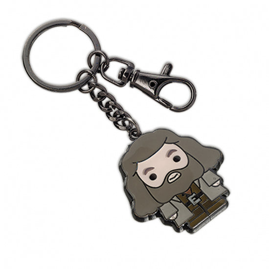 Load image into Gallery viewer, Hagrid (Harry Potter) Chibi Metal Enamel Keychain
