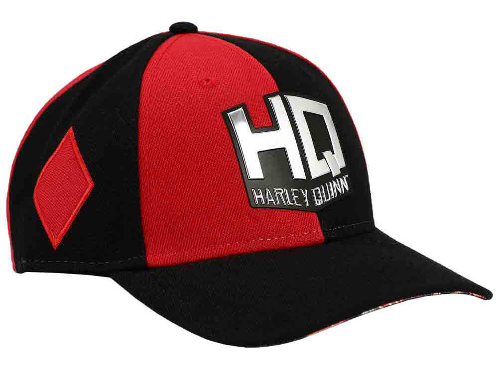 Load image into Gallery viewer, Harley Quinn Suicide Squad DC Comics Chrome Logo Snapback Hat
