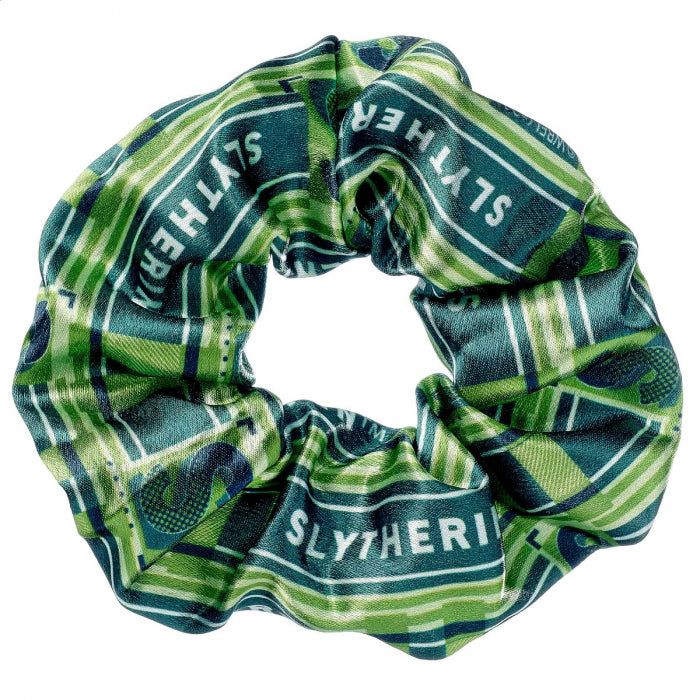 Load image into Gallery viewer, Slytherin House (Harry Potter) Scrunchie Hair Tie
