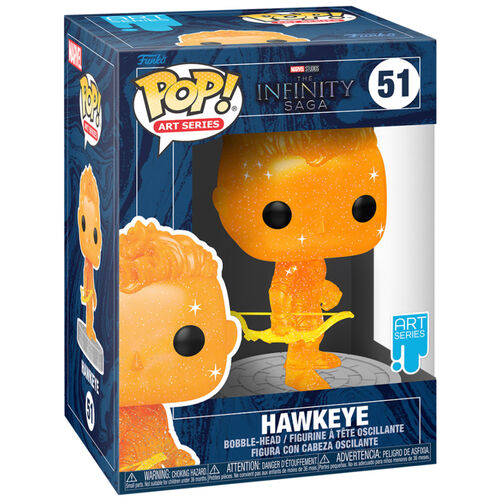 Hawkeye With Case (Marvel Infinity Saga) Art Series Funko Pop!