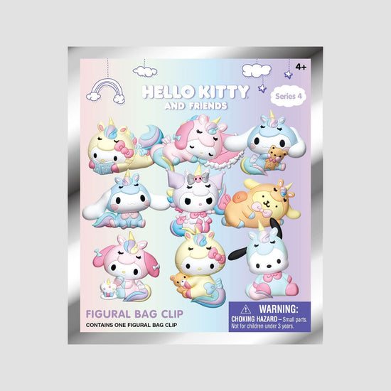 Hello Kitty and Friends (Series 4) Unicorn 3D Sculpted Surprise Character Keychain Clip