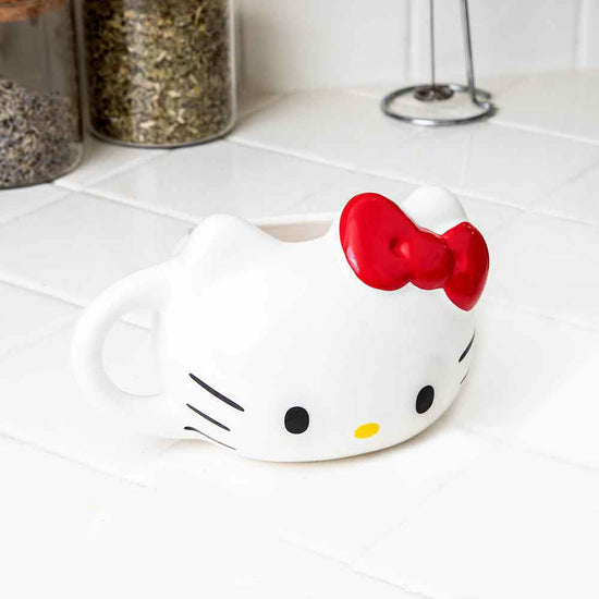 Load image into Gallery viewer, Hello Kitty (Sanrio) 16oz Sculpted Ceramic Mug
