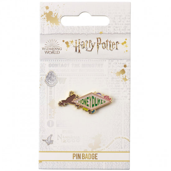 Load image into Gallery viewer, Honeydukes Sweet Shop Chocolate Frog (Harry Potter) Logo Enamel Pin
