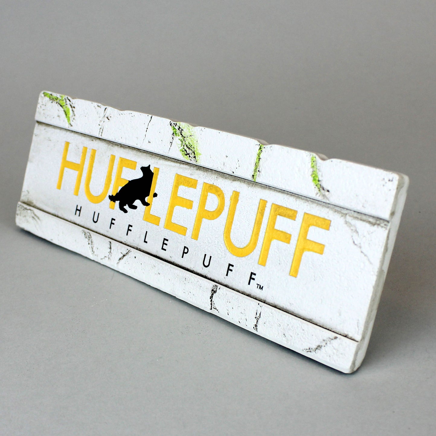 Hufflepuff Hogwarts House Harry Potter Stone Resin Desk Sign