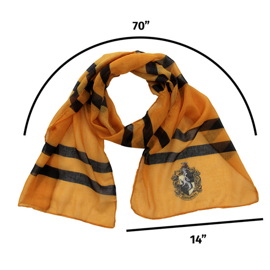 Load image into Gallery viewer, Hufflepuff Hogwarts House (Harry Potter) Lightweight Fashion Scarf
