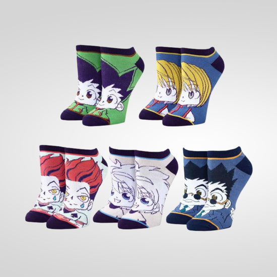 Load image into Gallery viewer, Hunter x Hunter Ankle Socks 5 Pack
